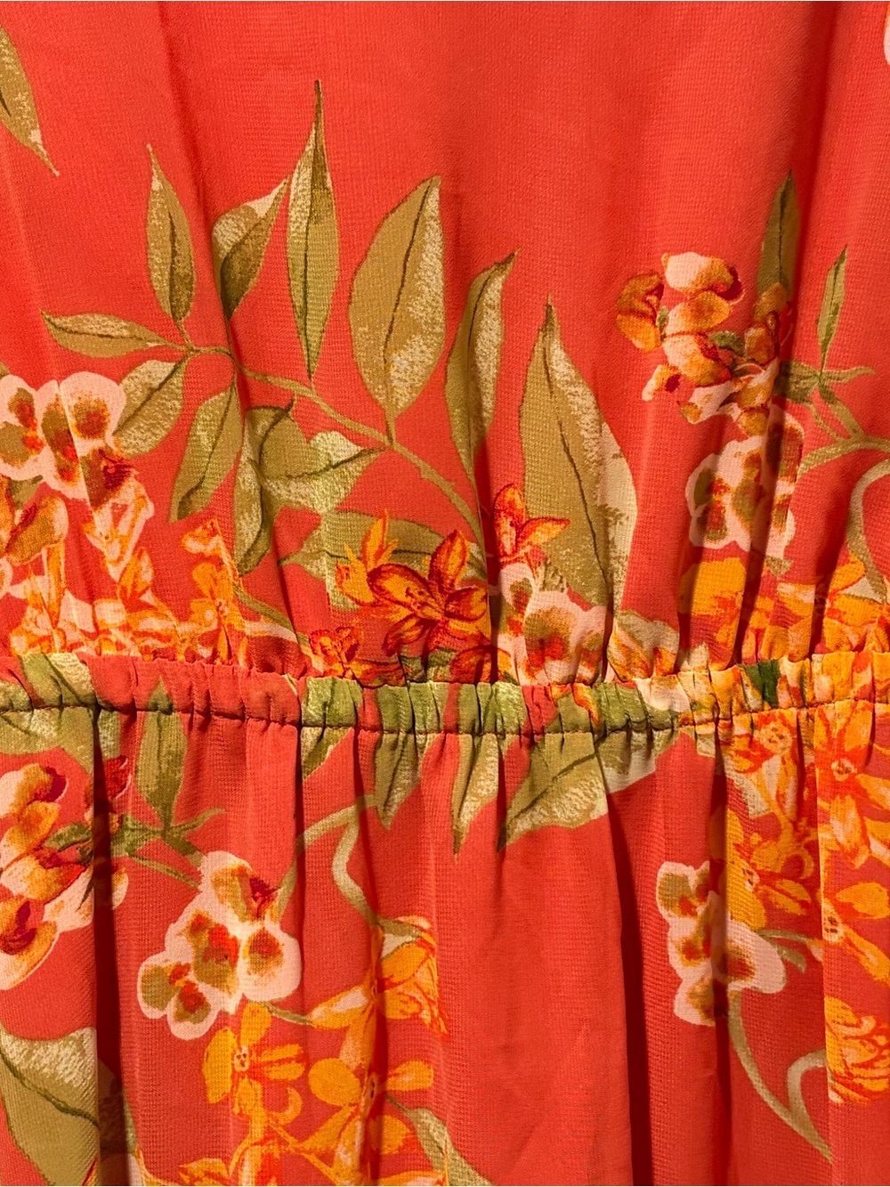 INC International Concepts Coral Floral Long-Sleeve Maxi Dress - Picture 4 of 9